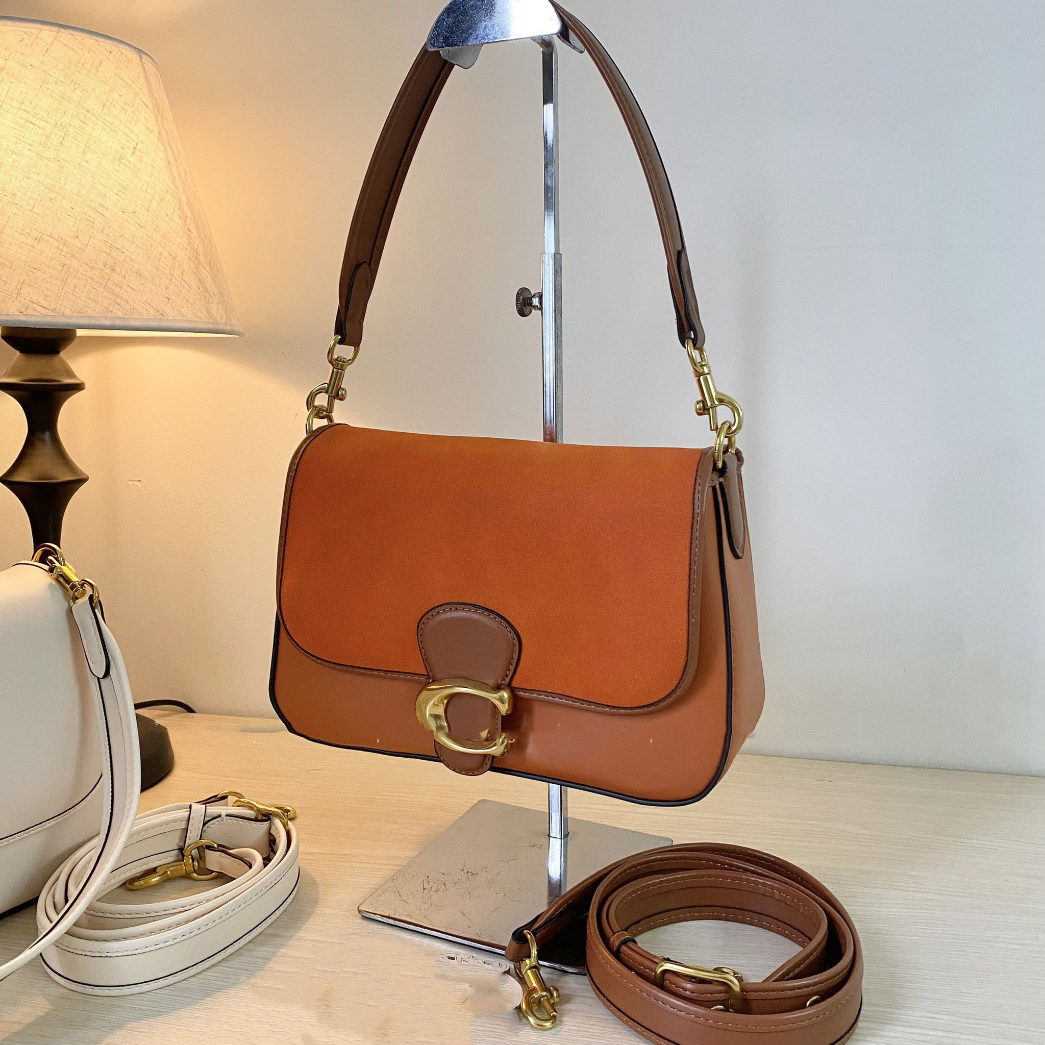 Túi kẹp nách nữ CO fullbox da mịn size 26CM