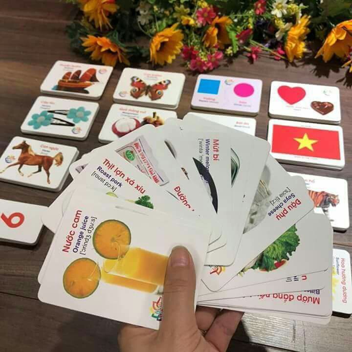 Bộ Thẻ Học Thông Minh 16 Chủ Đề Cho Bé