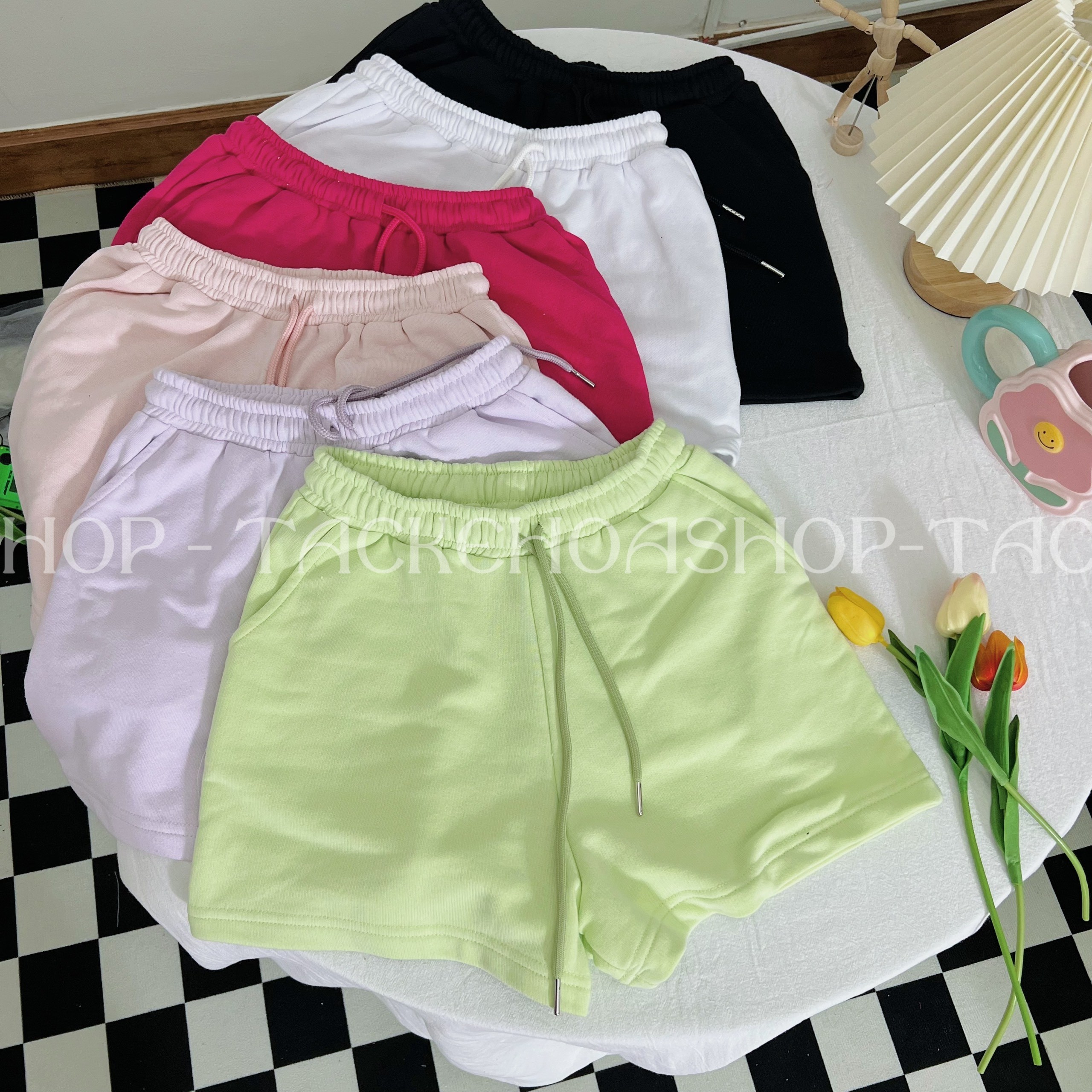 [QUẦN SHORT THUN NỮ] CHẤT LIỆU NỈ / LƯNG THUN/ QUẦN ĐÙI NỮ/FREESIZE