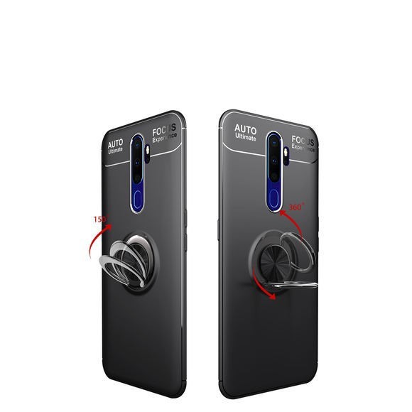 Ốp Lưng Auto Focus OPPO A5 2020, A9 2020 Cao Su Bracket Iring