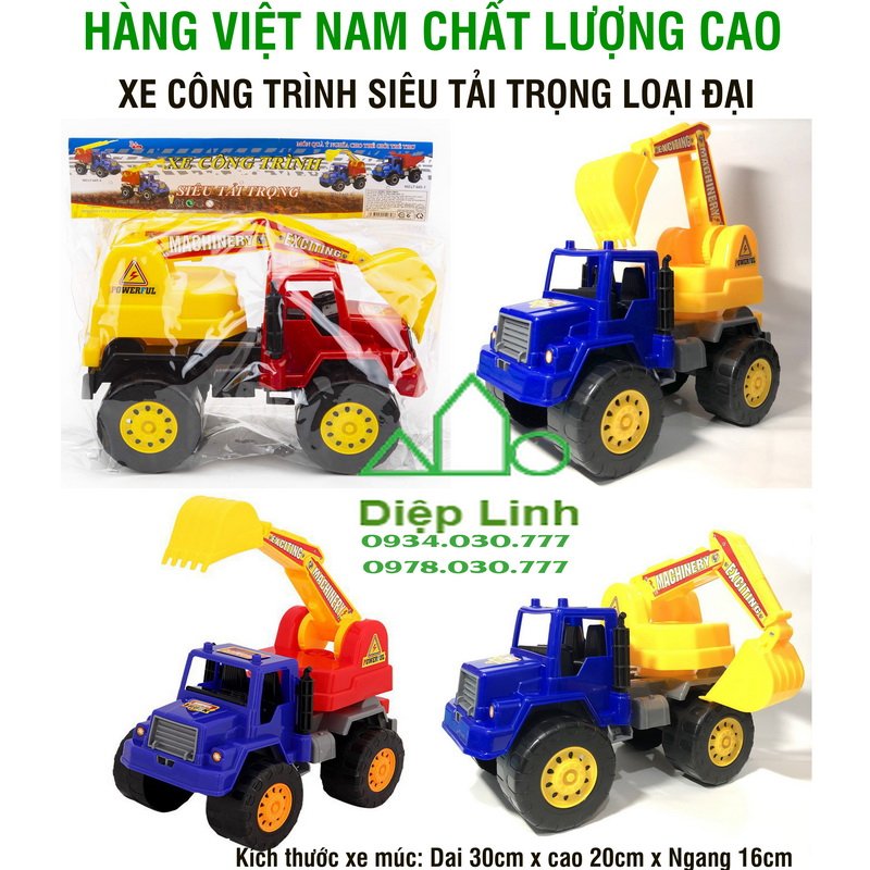 Đồ Chơi Trẻ Em Xếp Hình Lắp Ráp Các Loại Xe Ô Tô-Bộ đồ chơi xe công trình siêu nhân các loại