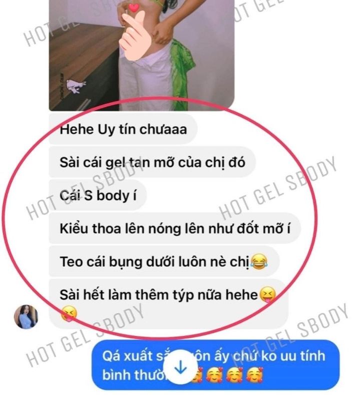 Hot Gel Tan Mỡ Quế Sâm - NẤM
