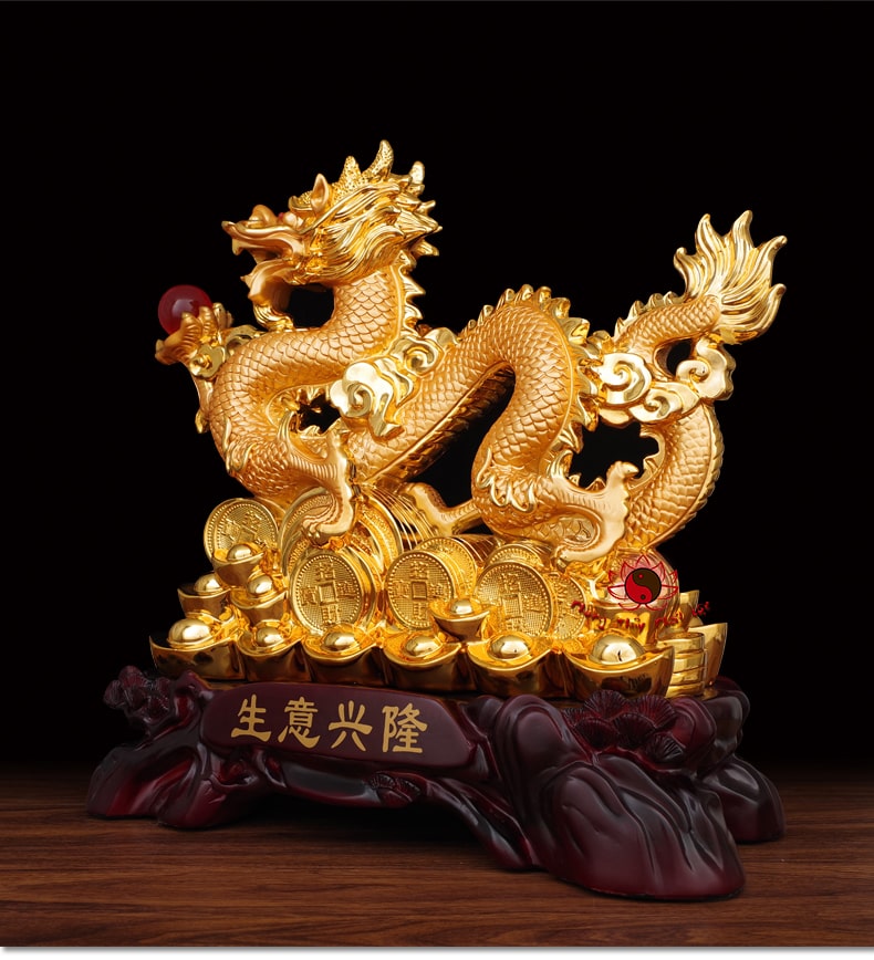 Tượng Rồng Vàng Phong Thủy