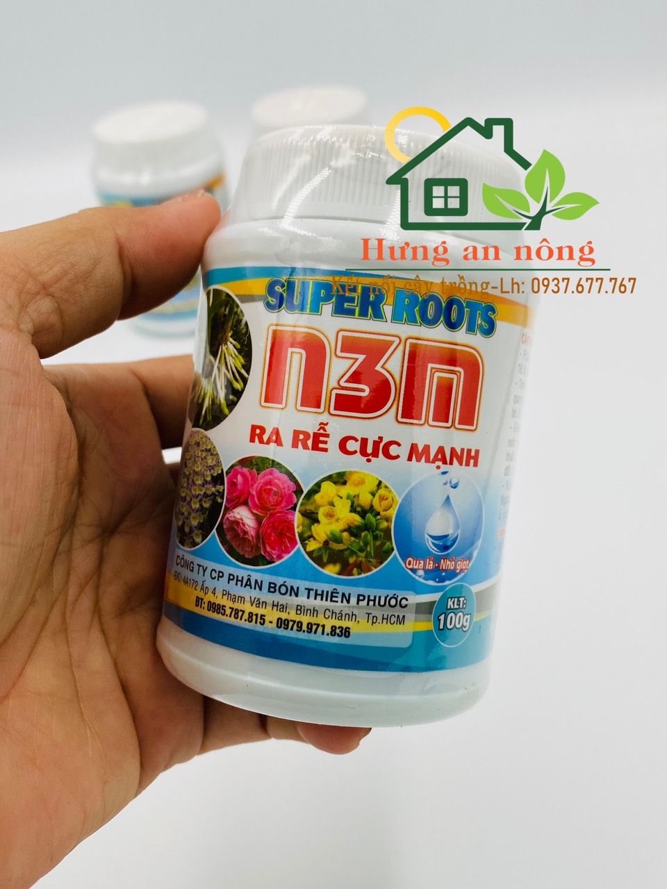 Super roots n.3.m - kích rễ cực mạnh, giâm chiết cành, làm lá lớn, ngăn rụng hoa , tăng đậu trái lọ 100g
