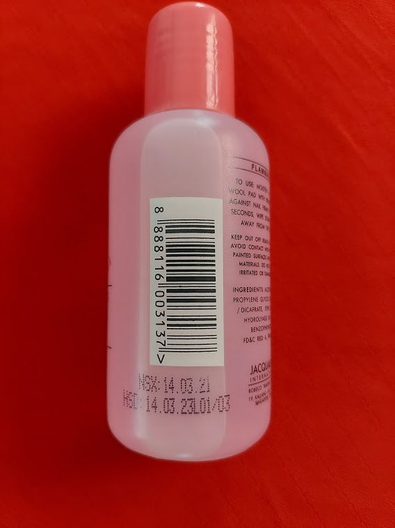 Nước Rửa Móng Tay (Acetol) Jacqualine 100ml