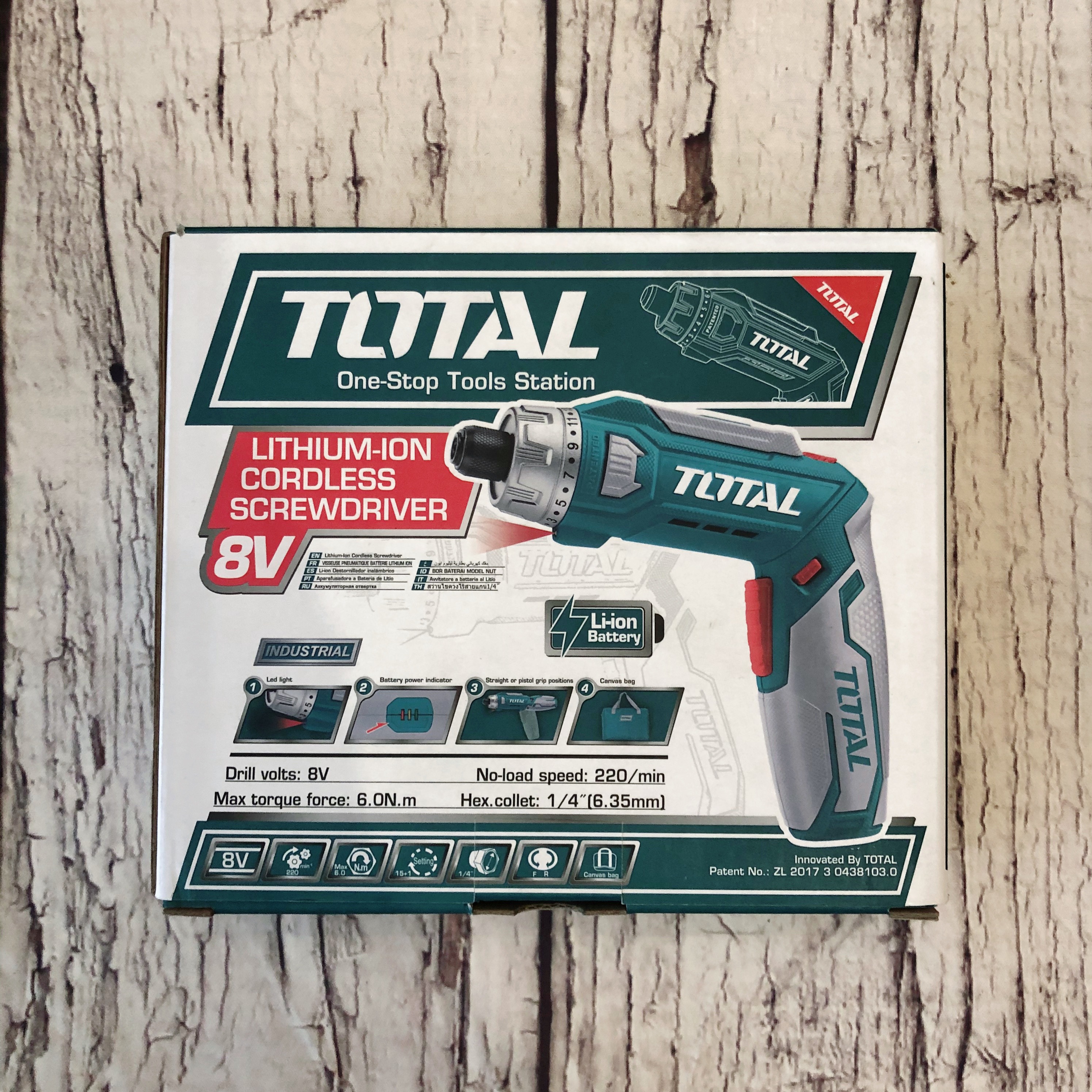 [HCM]Máy Siết Vít Dùng Pin TOTAL TSDLI0801