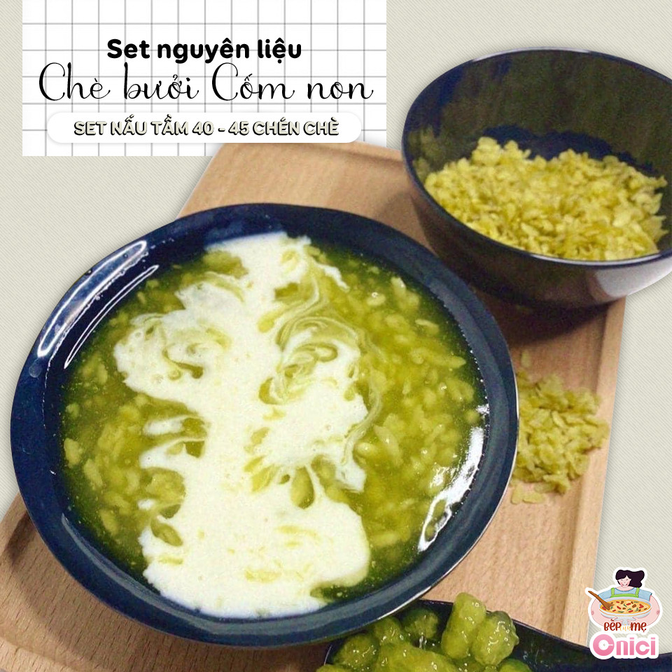 Set Chè Bưởi Cốm ( Set Lớn) Tặng Kè Công Thức - Nhớ Bếp