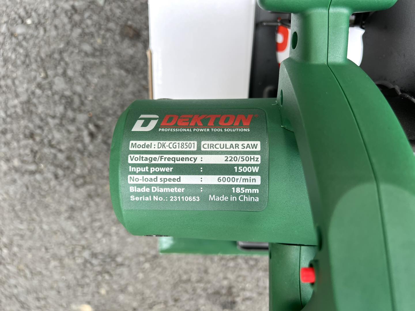 DK-CG18501 - MÁY CƯA GỖ 185MM DEKTON