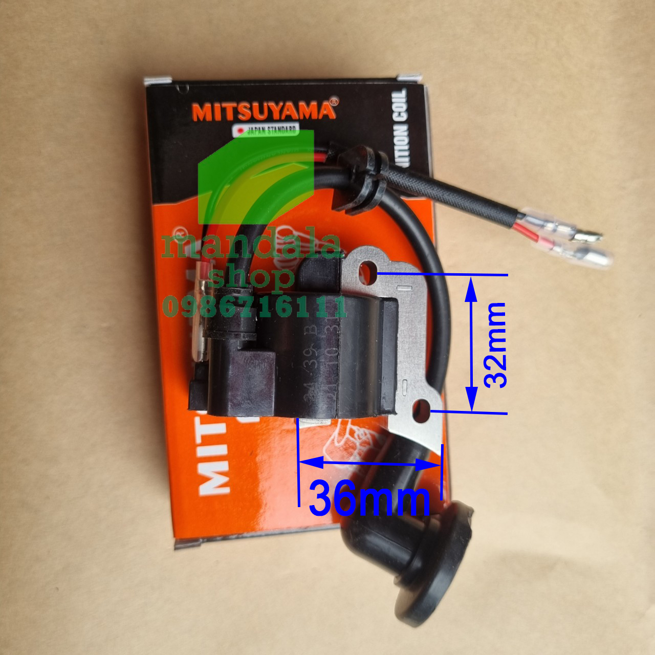 Ic, cuộn điện máy cắt cỏ 26cc, 260, 34F MITSUYAMA - AIPU chất lượng cao