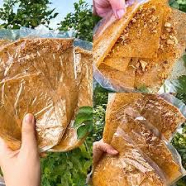 Bánh tráng trộn Muối nhuyễn - Tỏi phi (Bánh xì ke 500Gr)