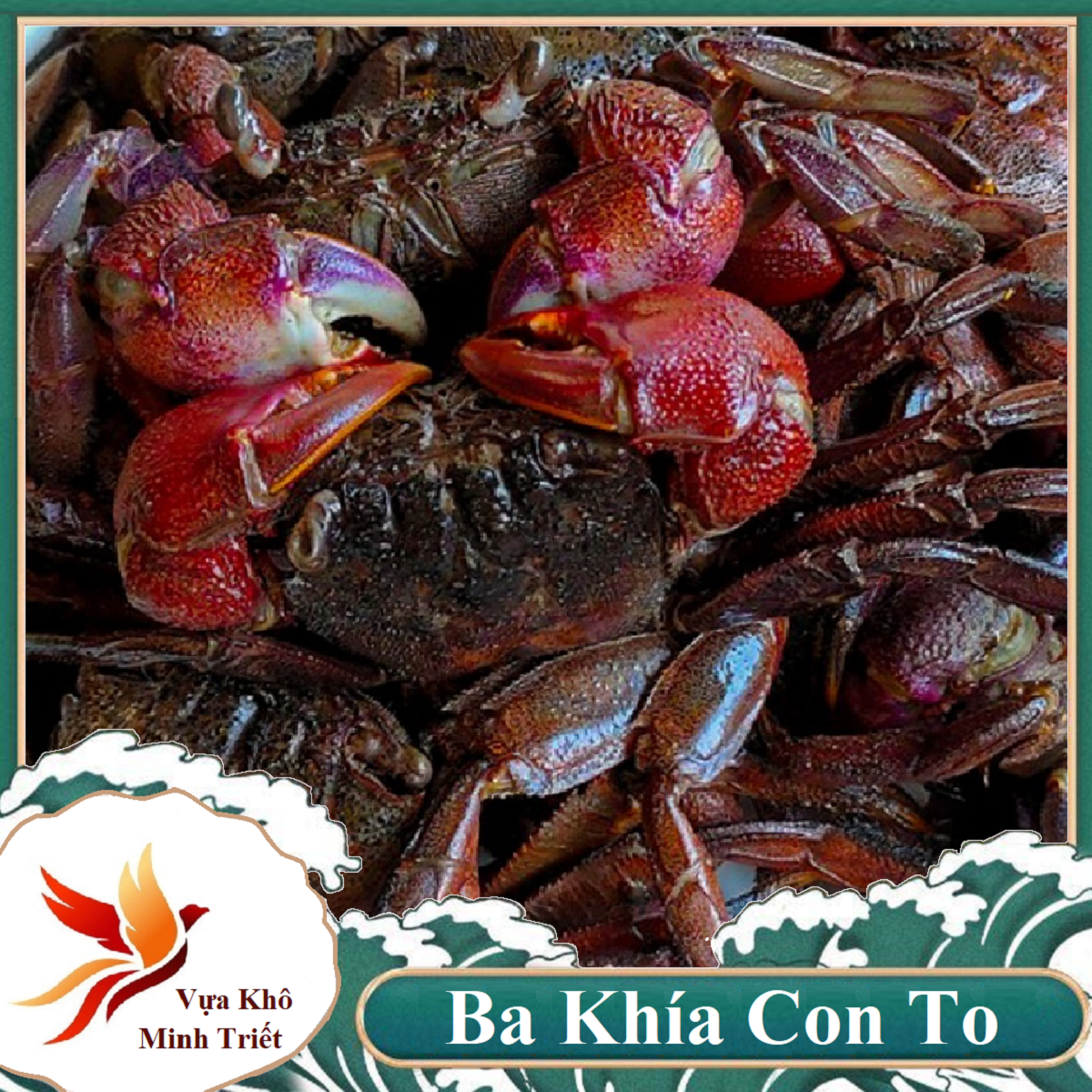 Mắm Ba Khía chưa trộn cân cái không cân nước VỰA KHÔ MINH TRIẾT