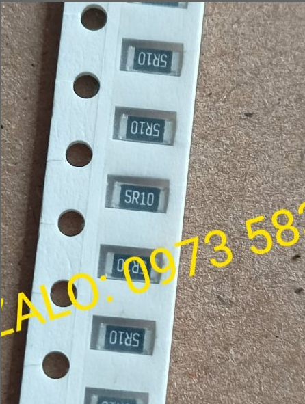 Điện Trở Dán 5R10 5.1Ω 1/4W 1206 (100 con/Túi)