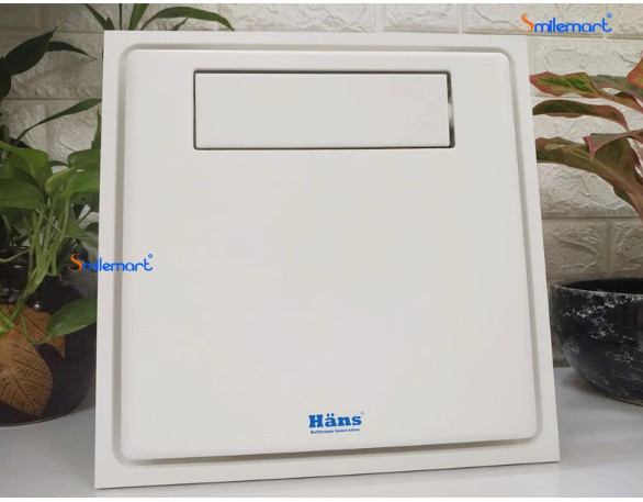 [Hỗ trợ lắp đặt] Quạt mát âm trần Hans H10R - Điều khiển từ xa, Trần nhà <2m7
