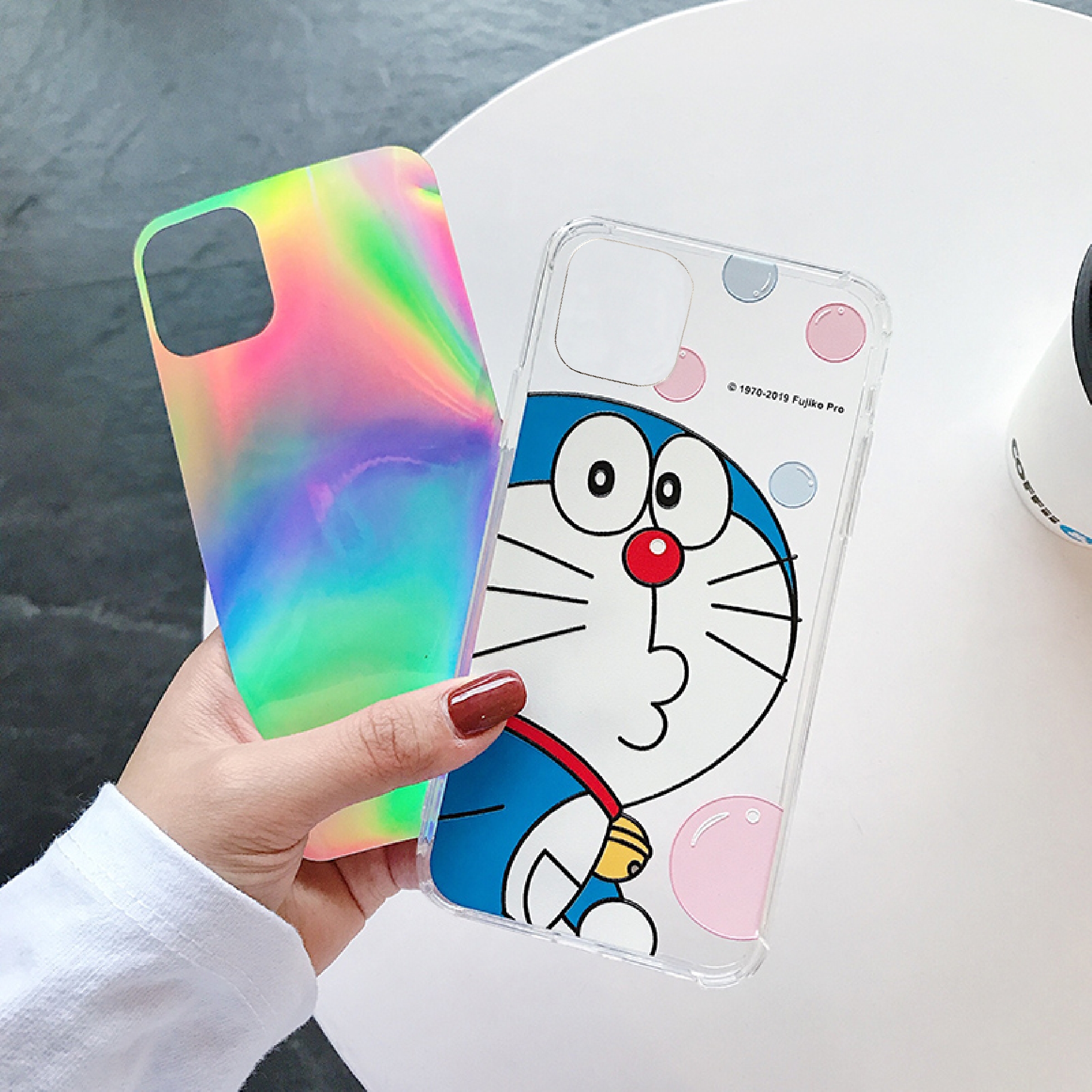 Ốp Lưng Silicon Chống Sốc Phản Quang Doremon