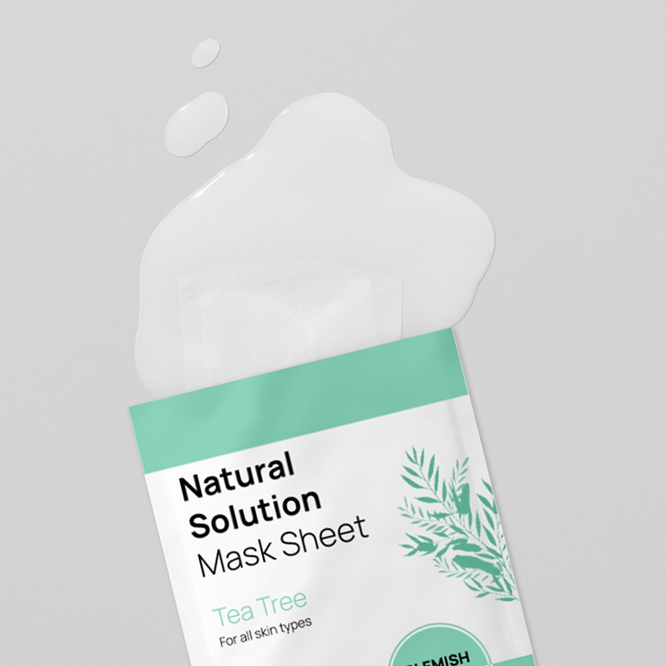 Mặt Nạ Giấy Freska Natural Solution Mask Sheet Tea Tree 25Ml