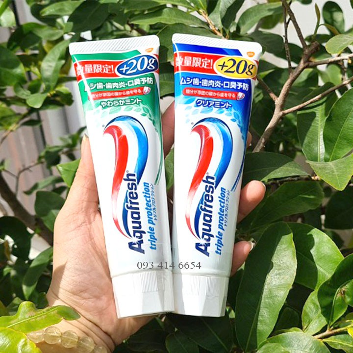 Kem Đánh Răng Aquafresh Nhật Bản 140gr [CHÍNH HÃNG]