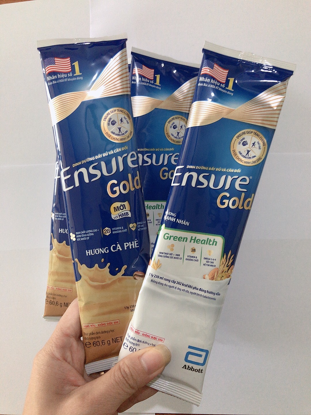 Combo 80 gói sữa Ensure gold 60.6gr