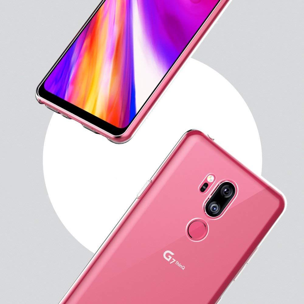 Ốp Silicon cho LG G7 Trong suốt (Loại A+ chống ố vàng)