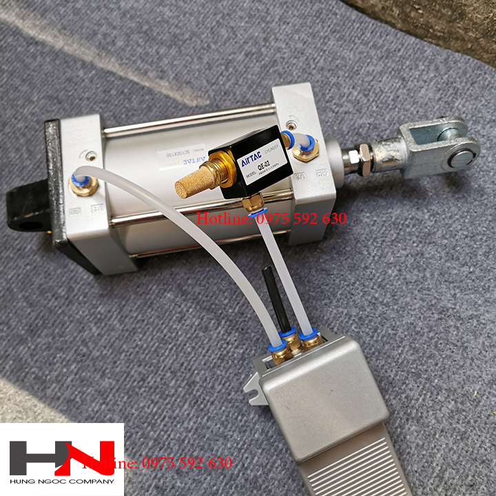 Combo bộ xi lanh và bàn đạp chế máy máy đột dập