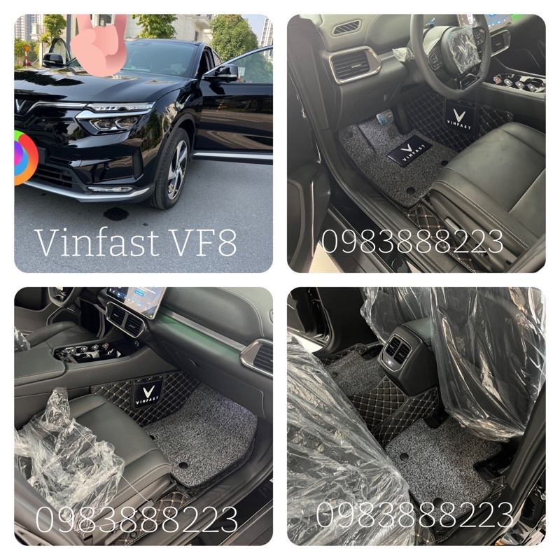Thảm lót sàn 6D Vinfast VF8