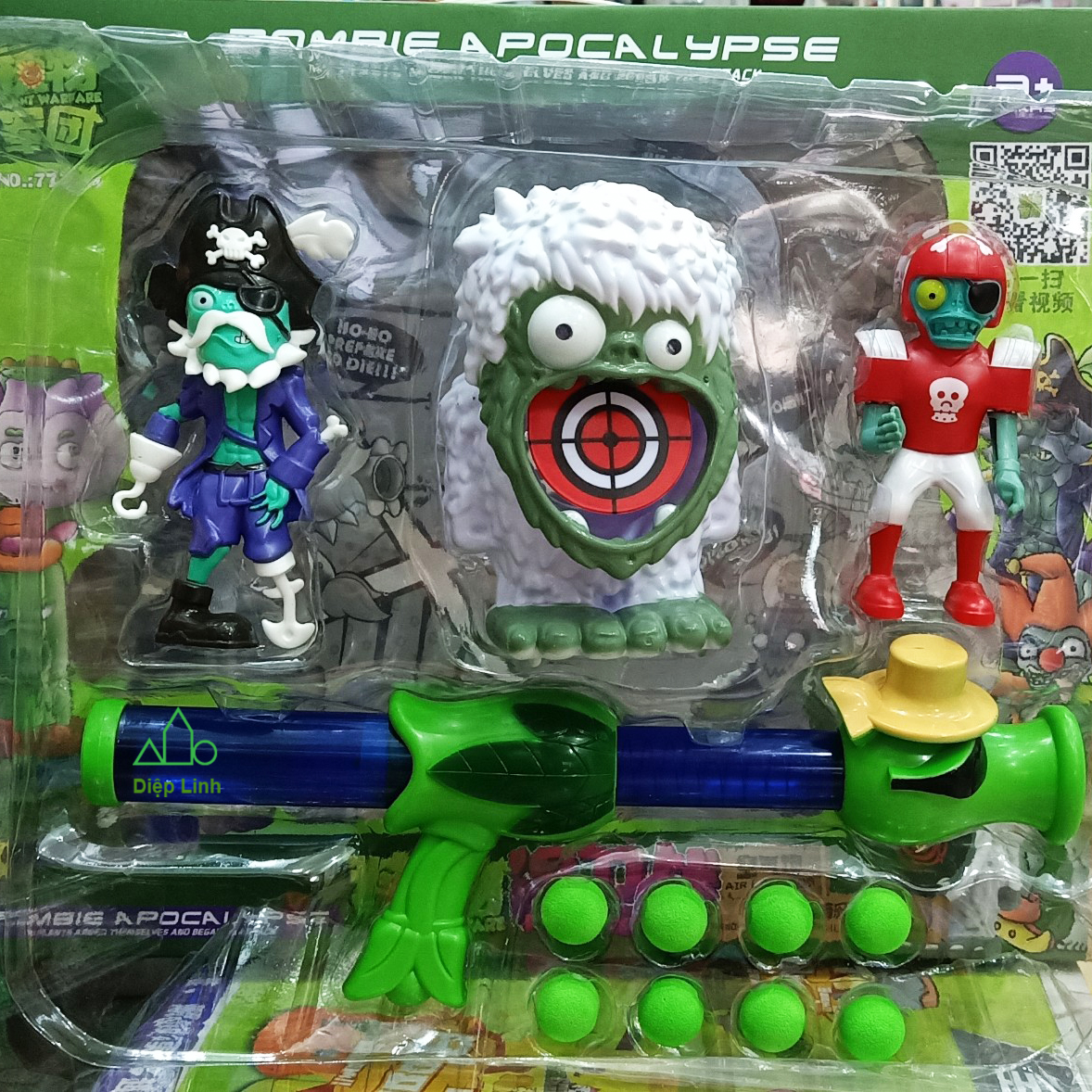 [HCM]Đồ Chơi xe Plants vs Zombie hoa quả nổi giận