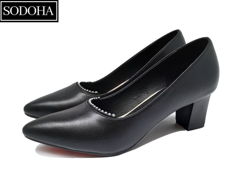 Giày Cao Gót Nữ Đính Cườm SODOHA SDH-1568B giá rẻ