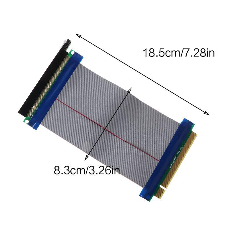 PCIe 16X PCI Express PCI-E 16X to 16X Riser Extender Card Adapter Flexible Cable