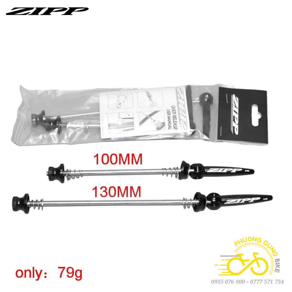 Cặp ti kẹp moay ơ Hub xe đạp Titanium ZIPP