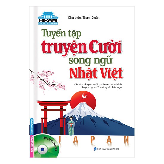 Sách - tuyển tập truyện cười song ngữ nhật việt