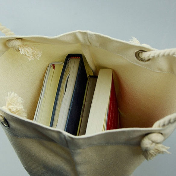 Túi xách Nhật Canvas Shopping Bag CN Trắng