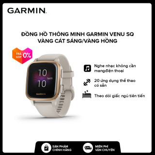 Đồng hồ thông minh Garmin Venu Sq Music, NFC Phiên bản có âm nhạc, Đo nồng độ SpO2, GPS, Theo dõi luyện tập KOR SEA thumbnail