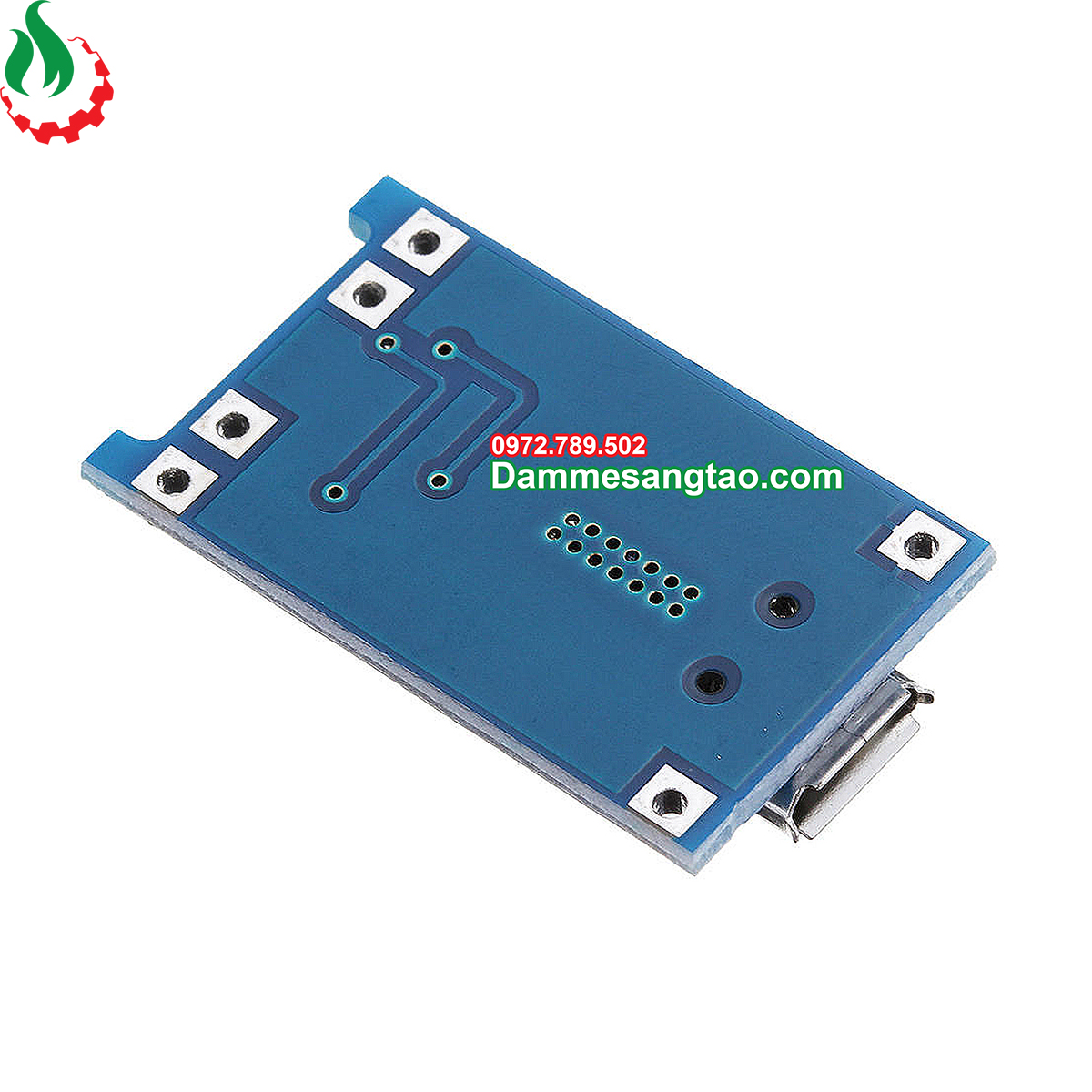 Mạch sạc pin Li-ion 3.7V TP4056 V2 (Có Bảo Vệ)