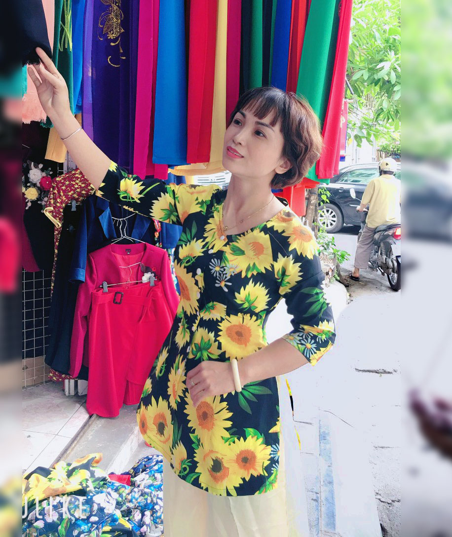 ÁO BÀ BA KHUY BẤM ĐẸP KÈM QUẦN