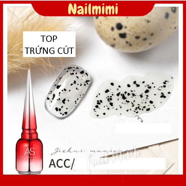 Top trứng cút sơn gel as 15ml