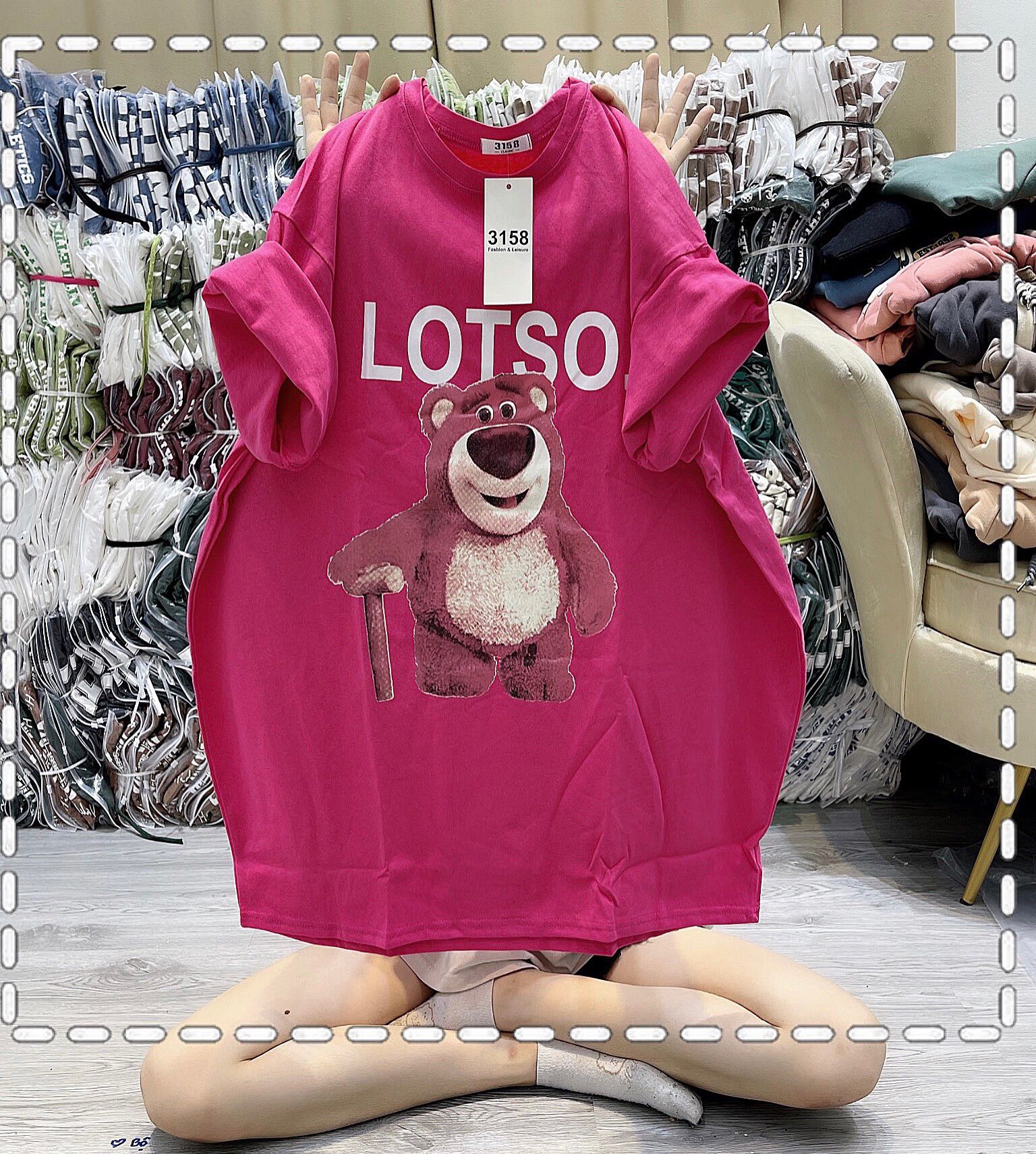 Áo Thun 3158 Form Rộng Gấu Lotso