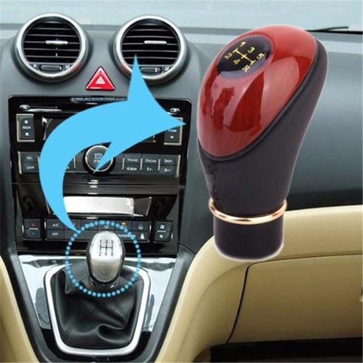 Tay năm cần số vân gỗ sang trọng- Mẫu 1 - Mầu Be
