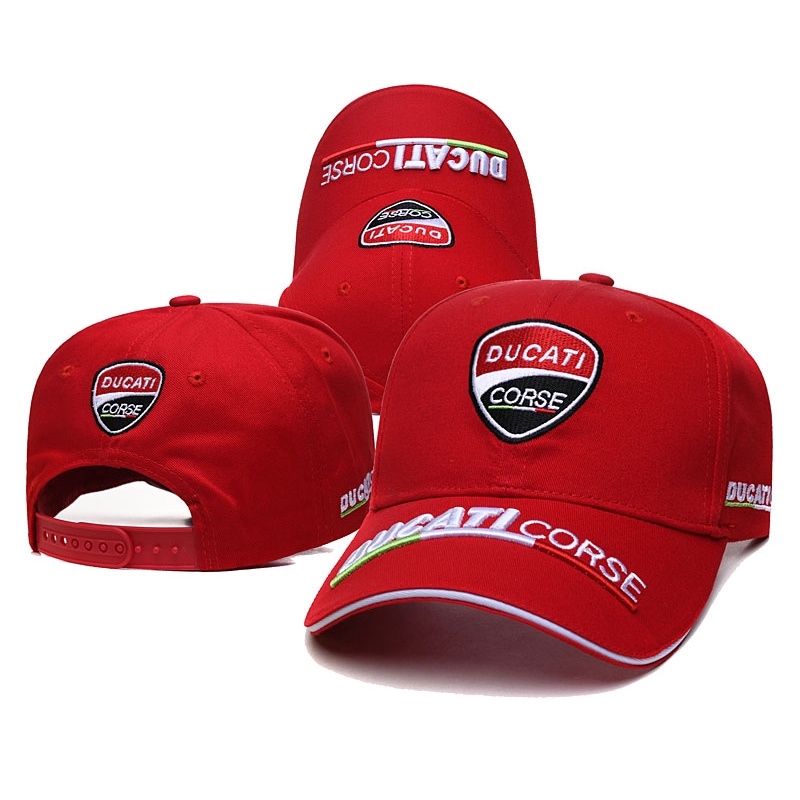 Ready stock 2022new ducati ducati baseball cap letter embroidered sports baseball cap f1 racing motorcycle sun hat