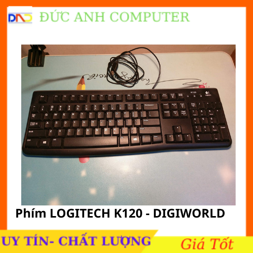 Bàn Phím LOGITECH K120 - Lướt phím Mượt Mà Hàng Dùng Siêu Bền - Chính Hãng Bảo Hành 3 Năm