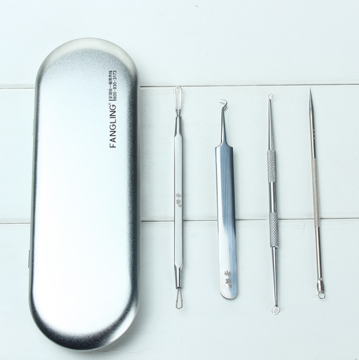 Bộ nặn mụn cao cấp Fangling 4 món