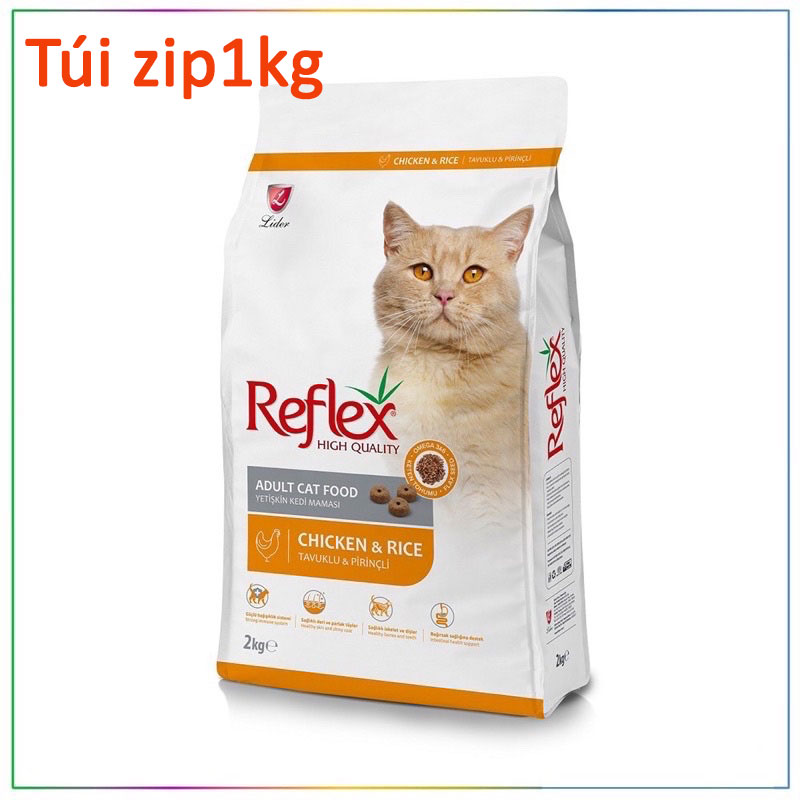 Hạt Reflex hạt khô cho mèo túi chiết 1kg