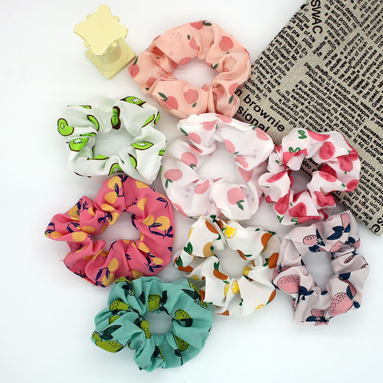 Cột Tóc Vải Scrunchies Trái Cây Hot Ct75