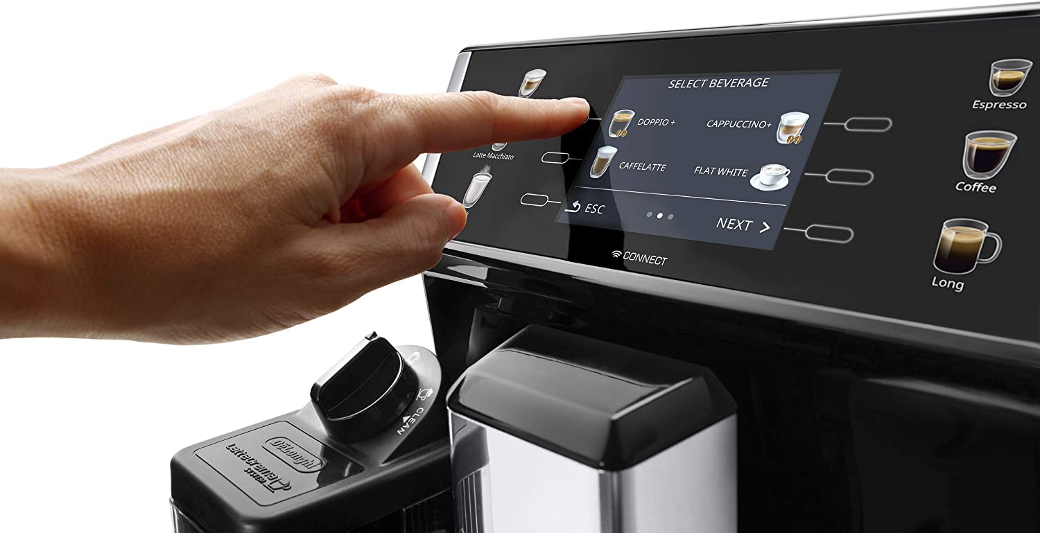 ‎MÁY PHA CÀ PHÊ TỰ ĐỘNG DELONGHI PRIMADONNA CLASS ECAM550.65.SB (Made in Italy)