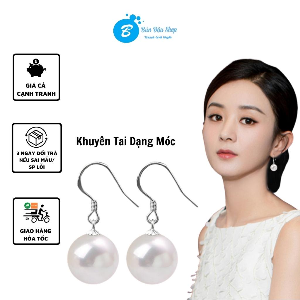 Bông Tai Ngọc Trai Dạng Móc