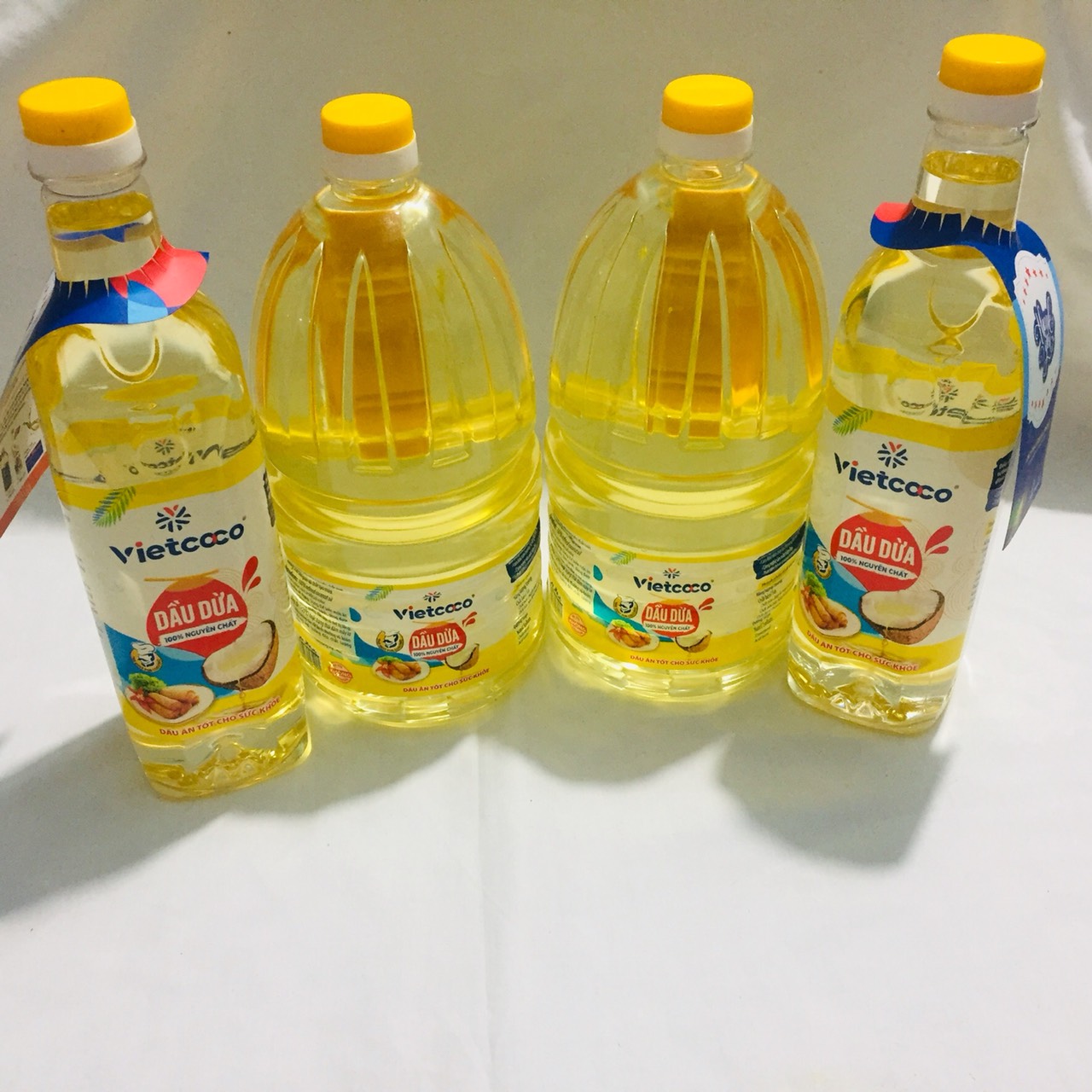 Dầu Dừa Tinh Luyện Vietcoco chai 1L (mẫu mới)