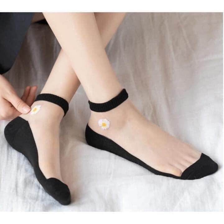 SET 10 ĐÔI Tất hoa cúc xinh xinh
