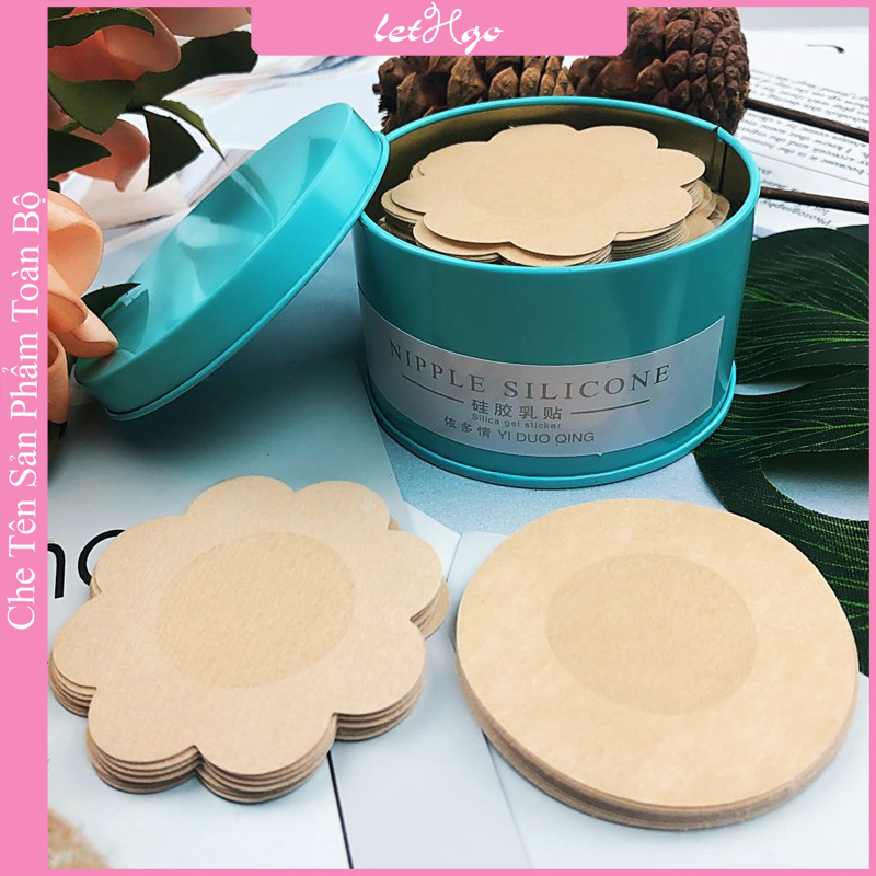 Hộnp 60 Miếng Dán Nhũ Hoa Giấy Dùng 1 Lần 1408