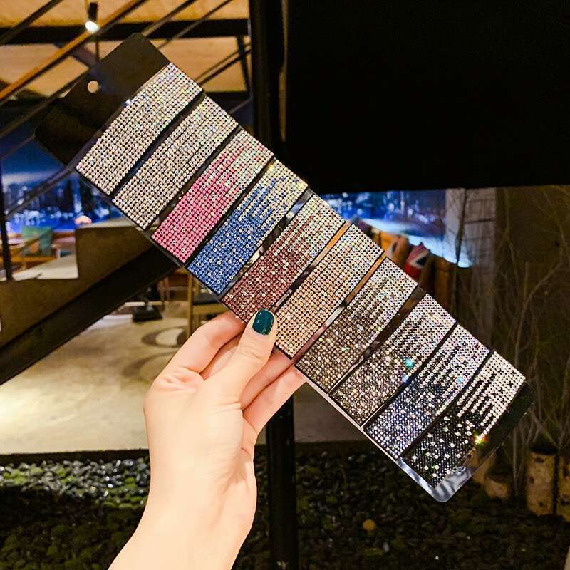 Kẹp bấm tóc mái giọt sáng sang chảnh