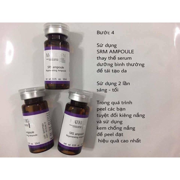 [HCM]Liệu Trình Thay Da Sinh Học B-TOX PEEL (nửa set)