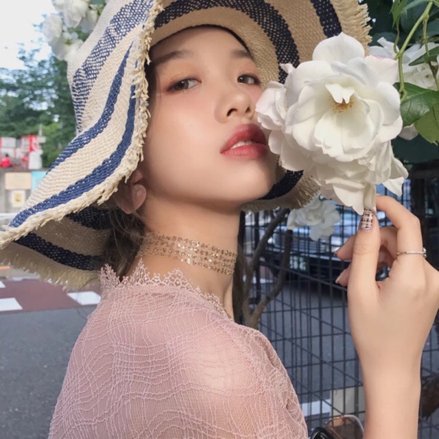 Vòng cổ choker nhũ lấp lánh
