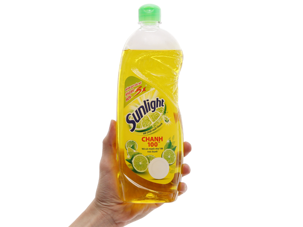 Combo 3 Nước Rửa Chén Sunlight Chanh 100 Chai 750G